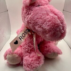 Vintage MJC Purr-Fection Rosie WOTM Heart Pink Plush Stuffed Animal Toy 1992